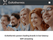 Tablet Screenshot of exxothermic.com